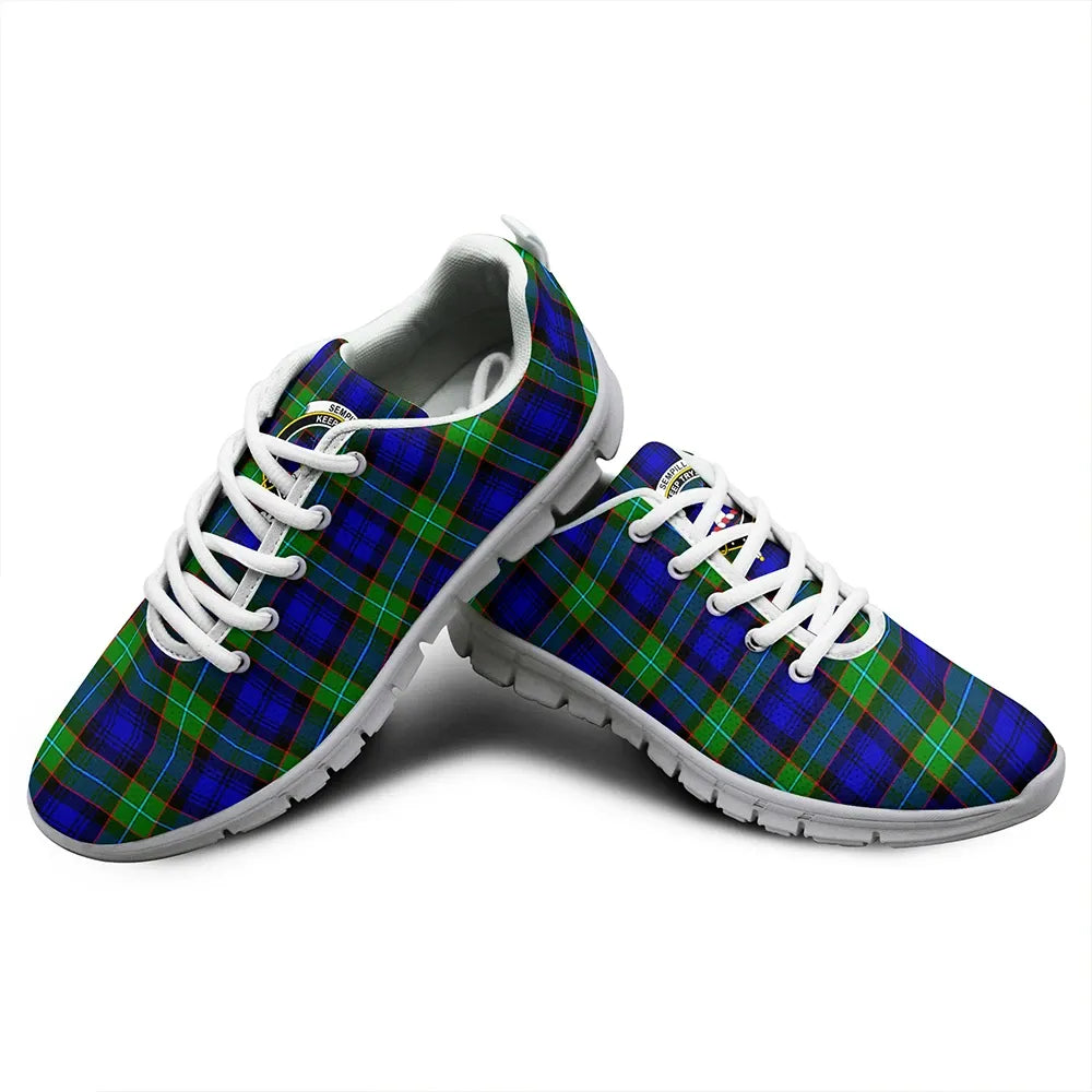 Sempill Modern Tartan Classic Crest Sneakers