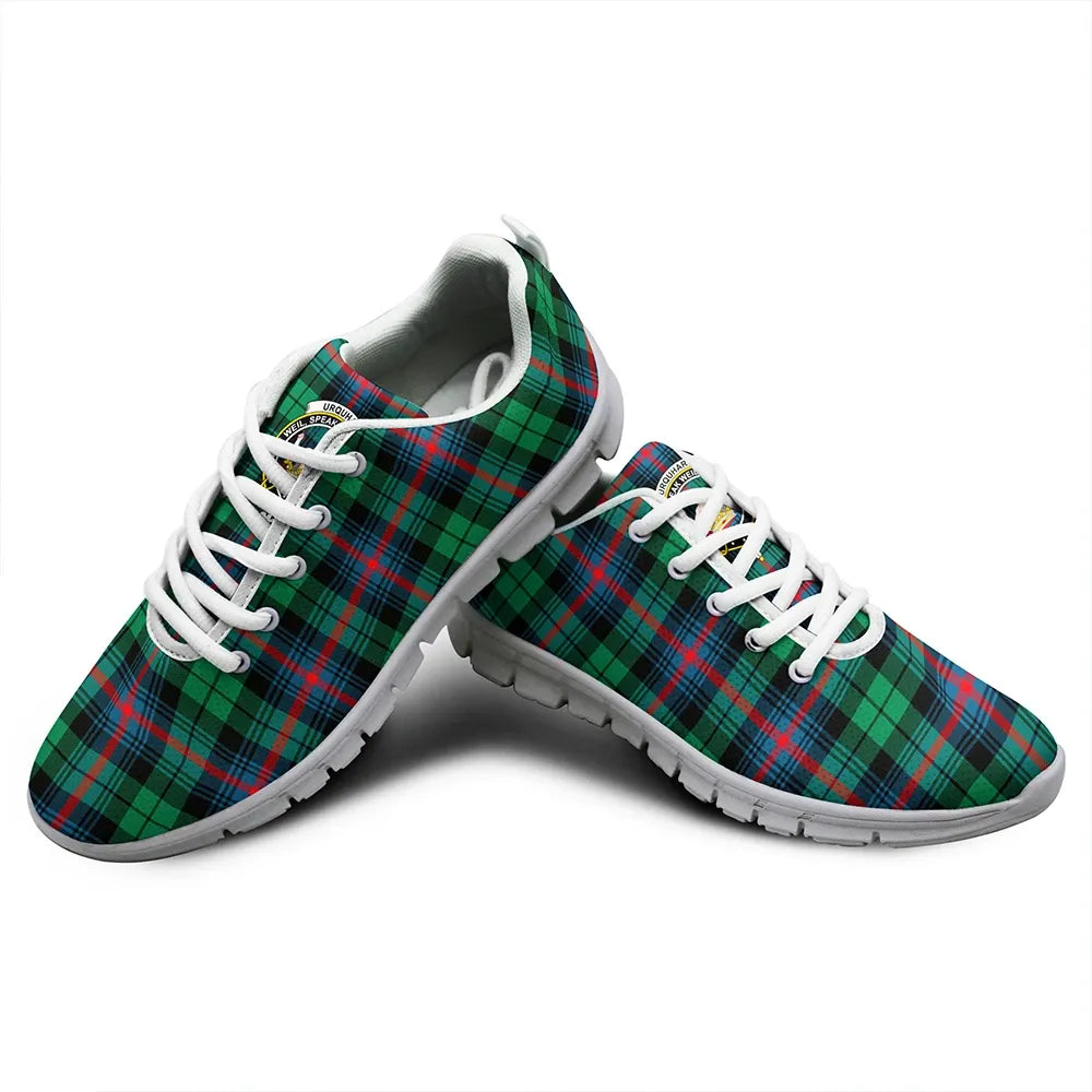 Urquhart Broad Red Ancient Tartan Classic Crest Sneakers