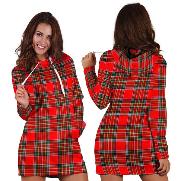 MacBean Modern Tartan Classic Hoodie Dress