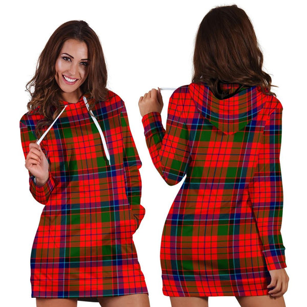 Nicolson Modern Tartan Classic Hoodie Dress