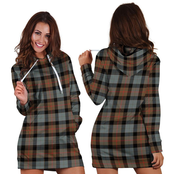 Gunn Weathered Tartan Classic Hoodie Dress