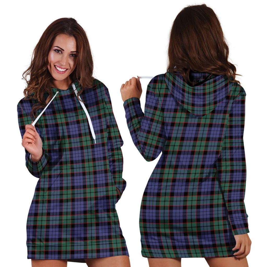 Fletcher Modern Tartan Classic Hoodie Dress