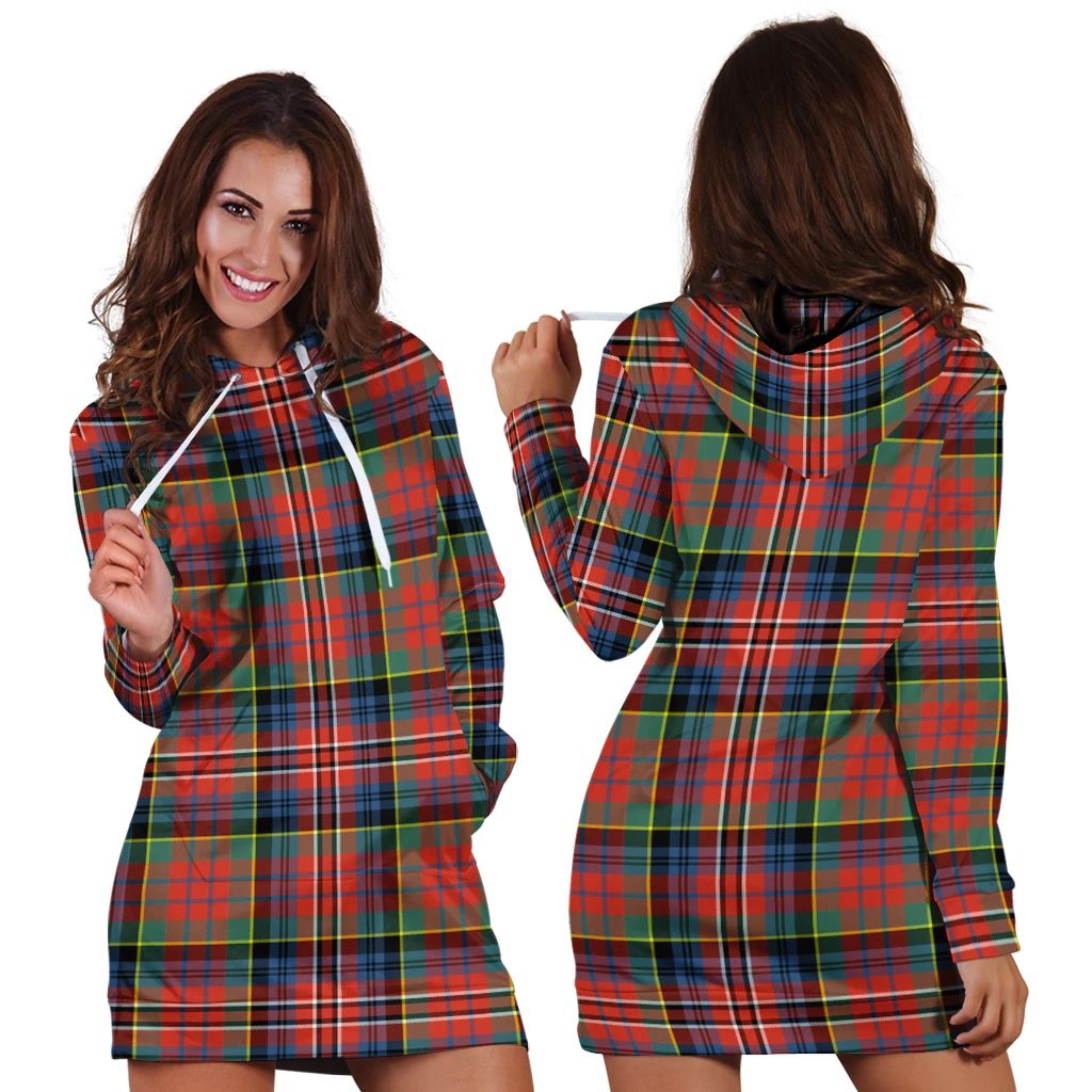 MacPherson Ancient Tartan Classic Hoodie Dress