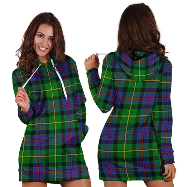 Tait Modern Tartan Classic Hoodie Dress