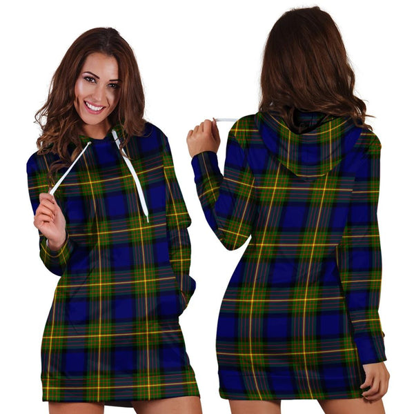 More (Muir) Tartan Classic Hoodie Dress