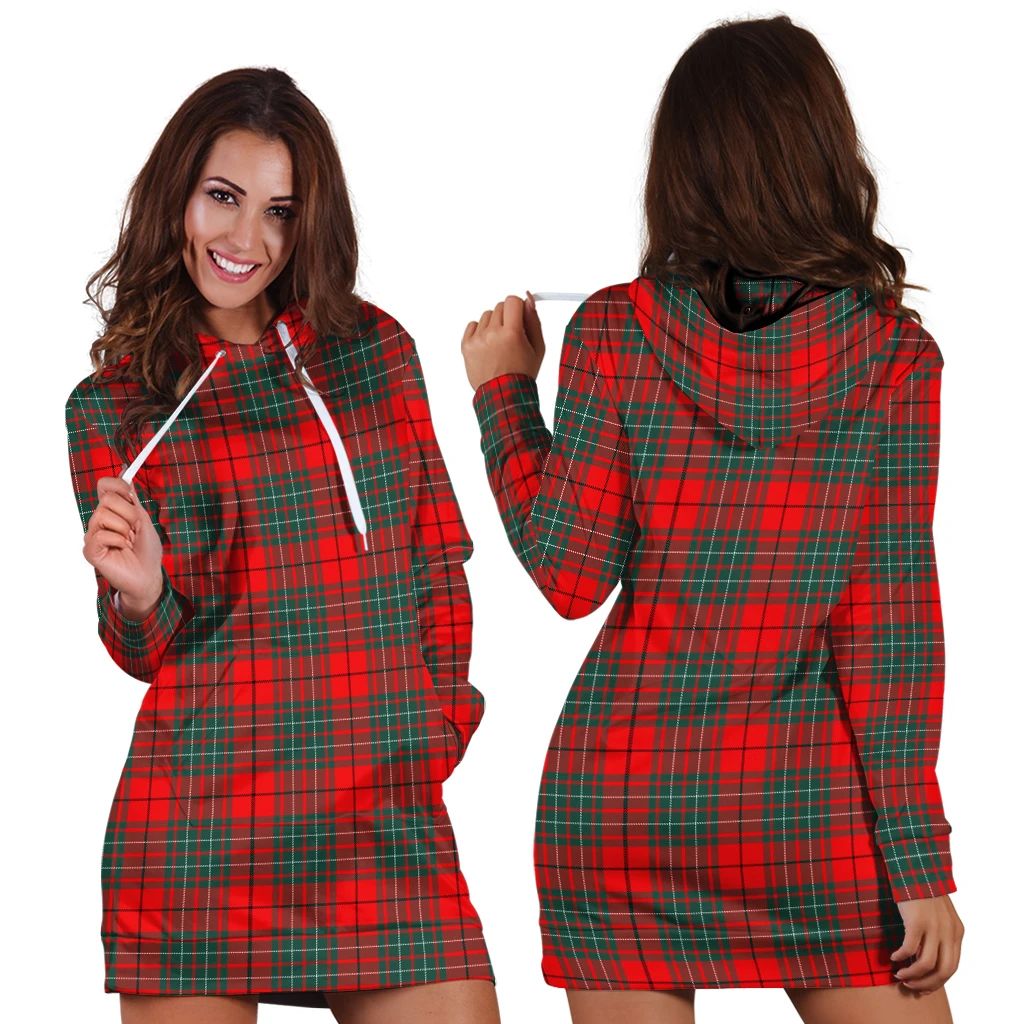 Cumming Modern Tartan Classic Hoodie Dress