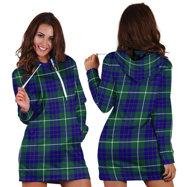 Hamilton Hunting Modern Tartan Classic Hoodie Dress