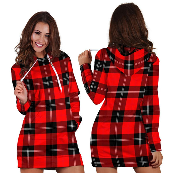 Ramsay Modern Tartan Classic Hoodie Dress