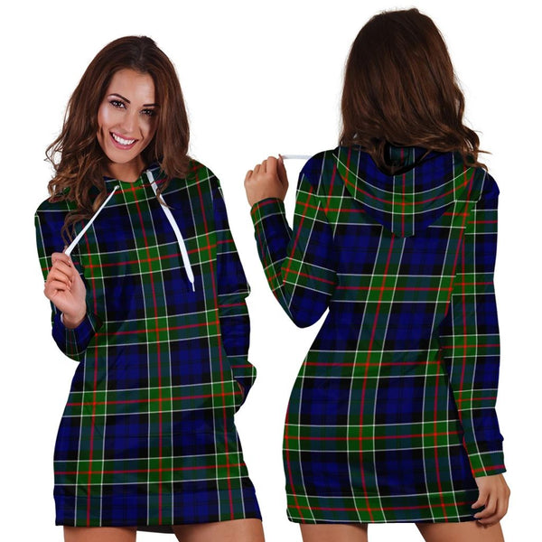 Colquhoun Modern Tartan Classic Hoodie Dress