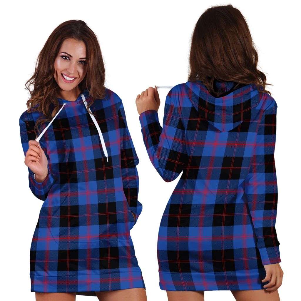 Angus Modern Tartan Classic Hoodie Dress