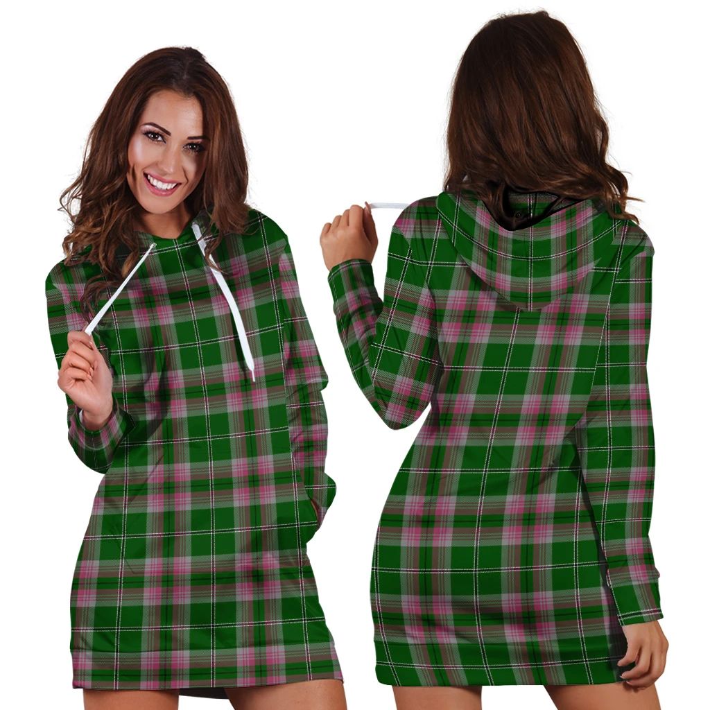 Gray Hunting Tartan Classic Hoodie Dress