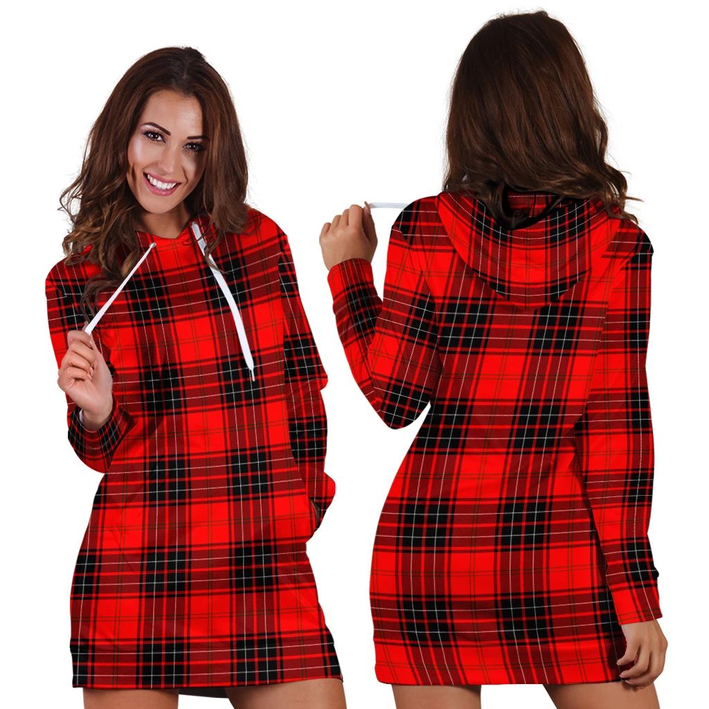 Wemyss Modern Tartan Classic Hoodie Dress