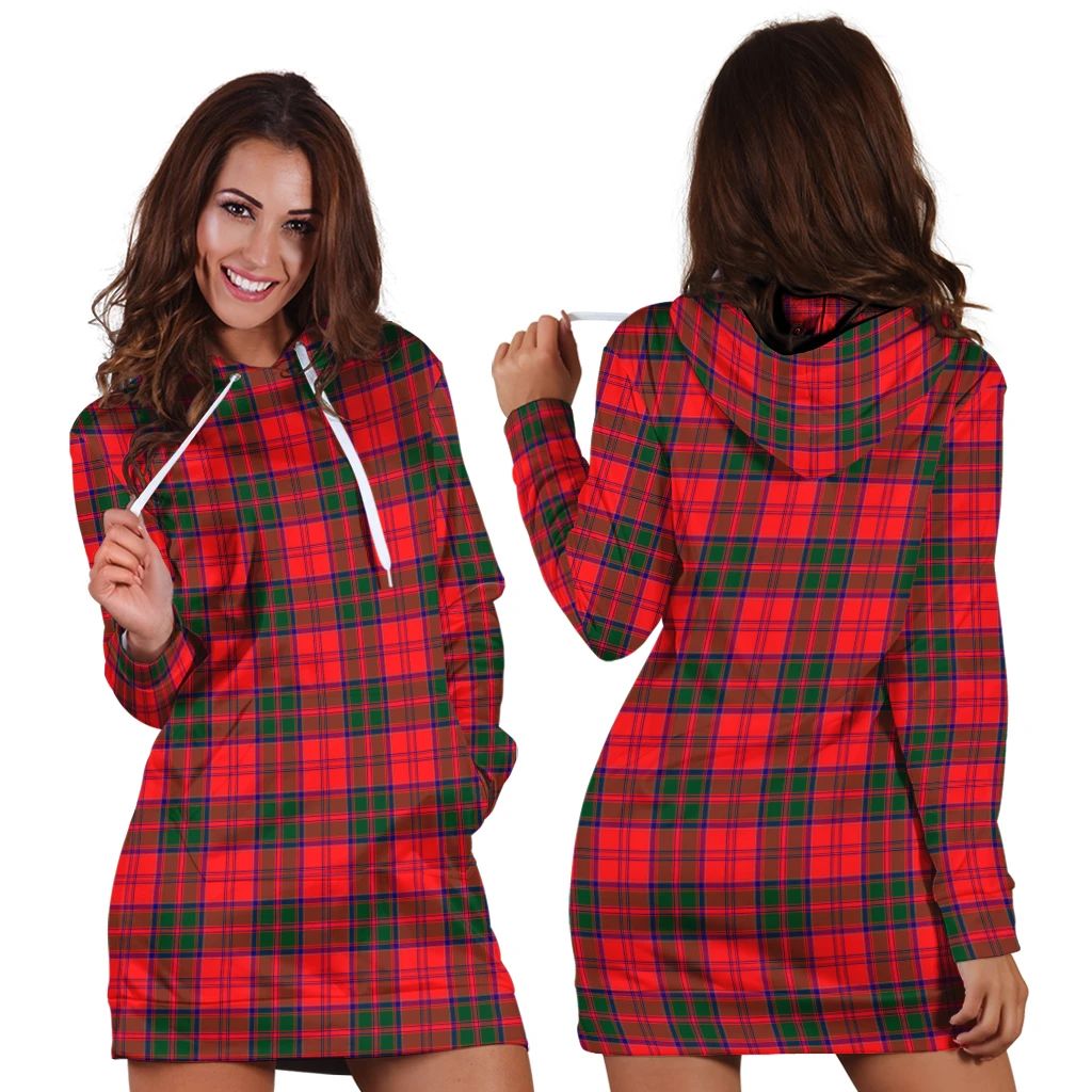 Drummond Modern Tartan Classic Hoodie Dress