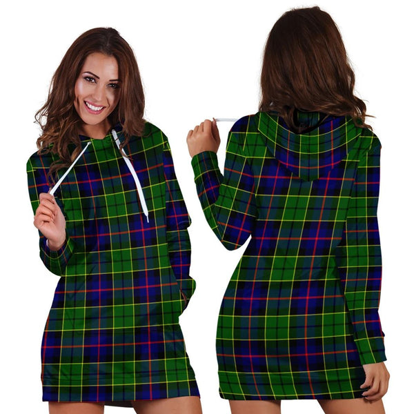 Forsyth Modern Tartan Classic Hoodie Dress