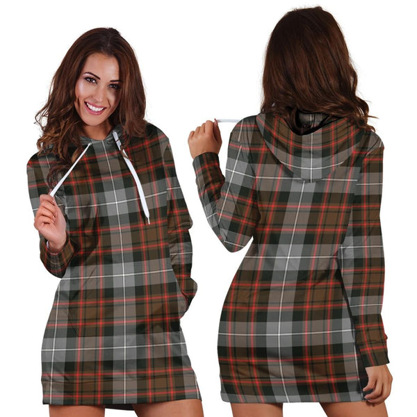 MacRae Hunting Weathered Tartan Classic Hoodie Dress