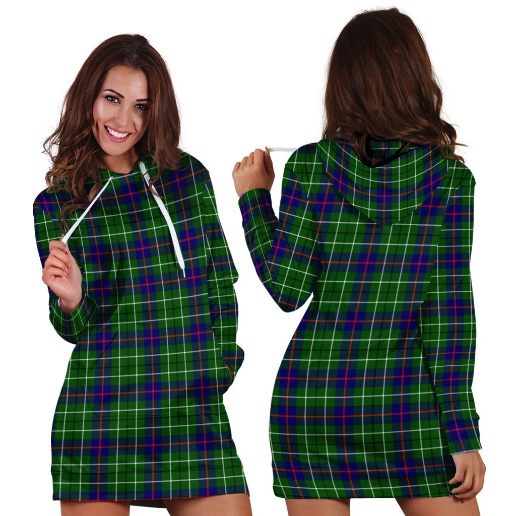 Duncan Modern Tartan Classic Hoodie Dress