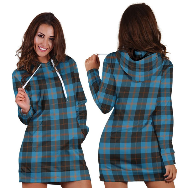 Angus Ancient Tartan Classic Hoodie Dress