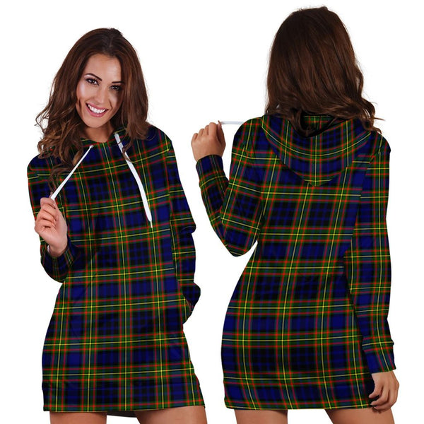 Clelland Modern Tartan Classic Hoodie Dress