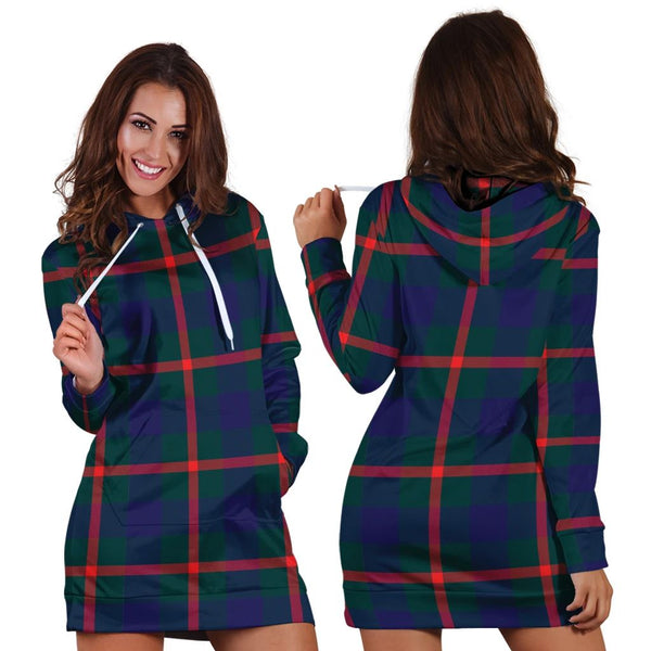 Agnew Modern Tartan Classic Hoodie Dress