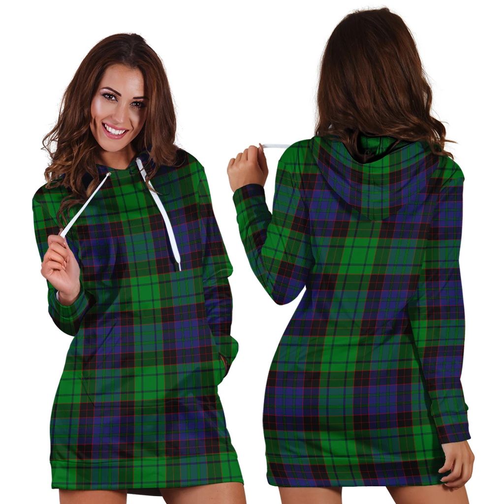 Stewart Old Modern Tartan Classic Hoodie Dress