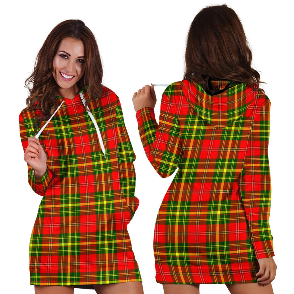 Leask Tartan Classic Hoodie Dress