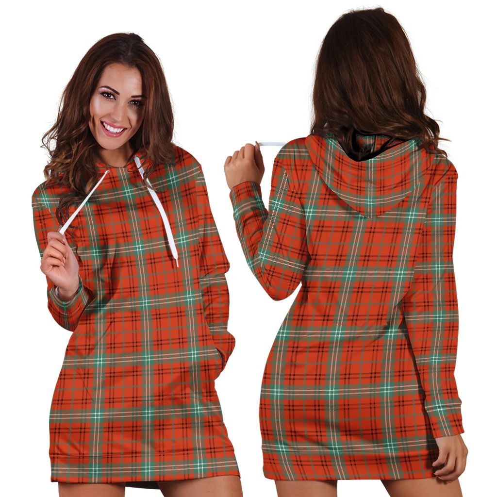 Morrison Red Ancient Tartan Classic Hoodie Dress