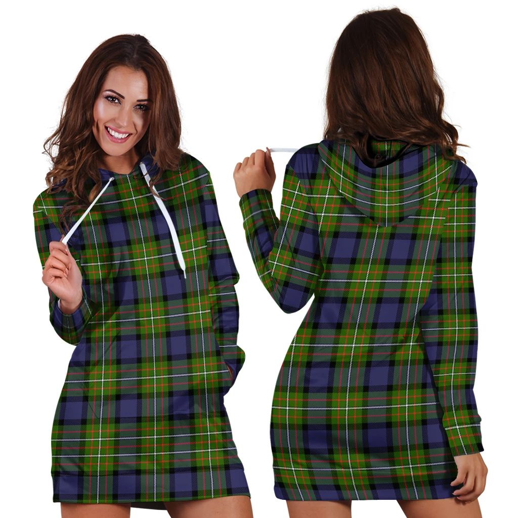 Fergusson Modern Tartan Classic Hoodie Dress