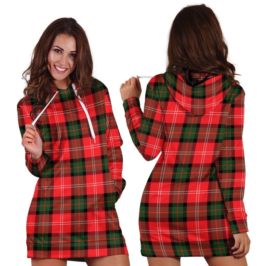 Nesbitt Modern Tartan Classic Hoodie Dress