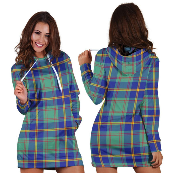 US Marine Tartan Classic Hoodie Dress