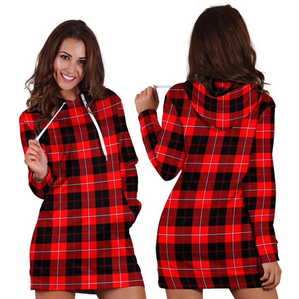 Cunningham Modern Tartan Classic Hoodie Dress