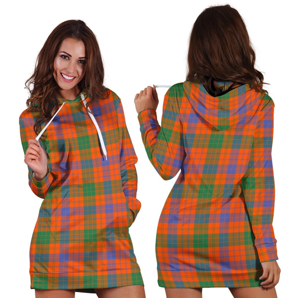 Ross Ancient Tartan Classic Hoodie Dress