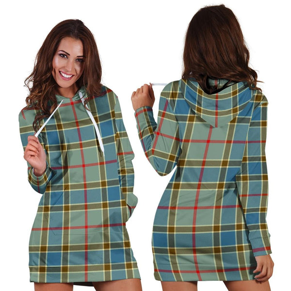 Balfour Blue Tartan Classic Hoodie Dress