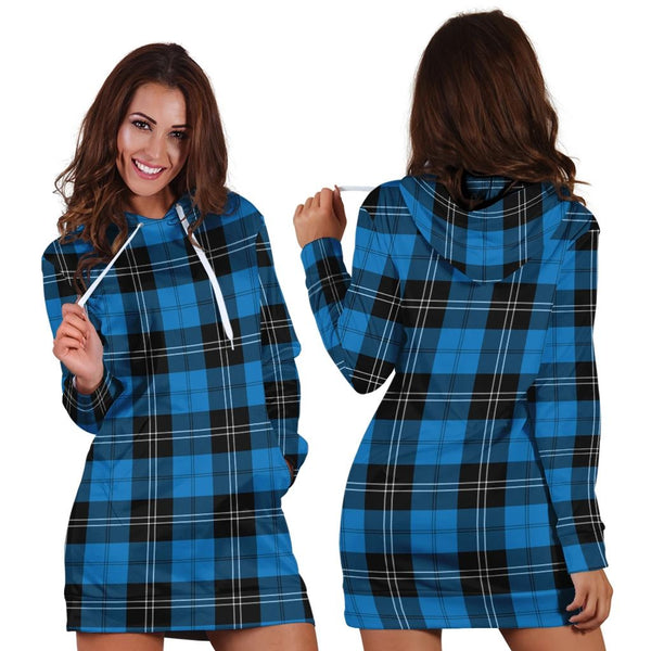 Ramsay Blue Ancient Tartan Classic Hoodie Dress