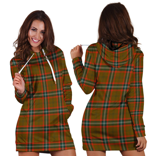 Seton Hunting Modern Tartan Classic Hoodie Dress