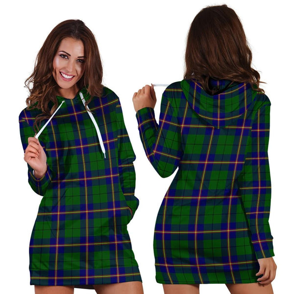 Carmichael Modern Tartan Classic Hoodie Dress