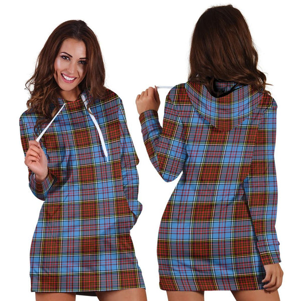 Anderson Modern Tartan Classic Hoodie Dress