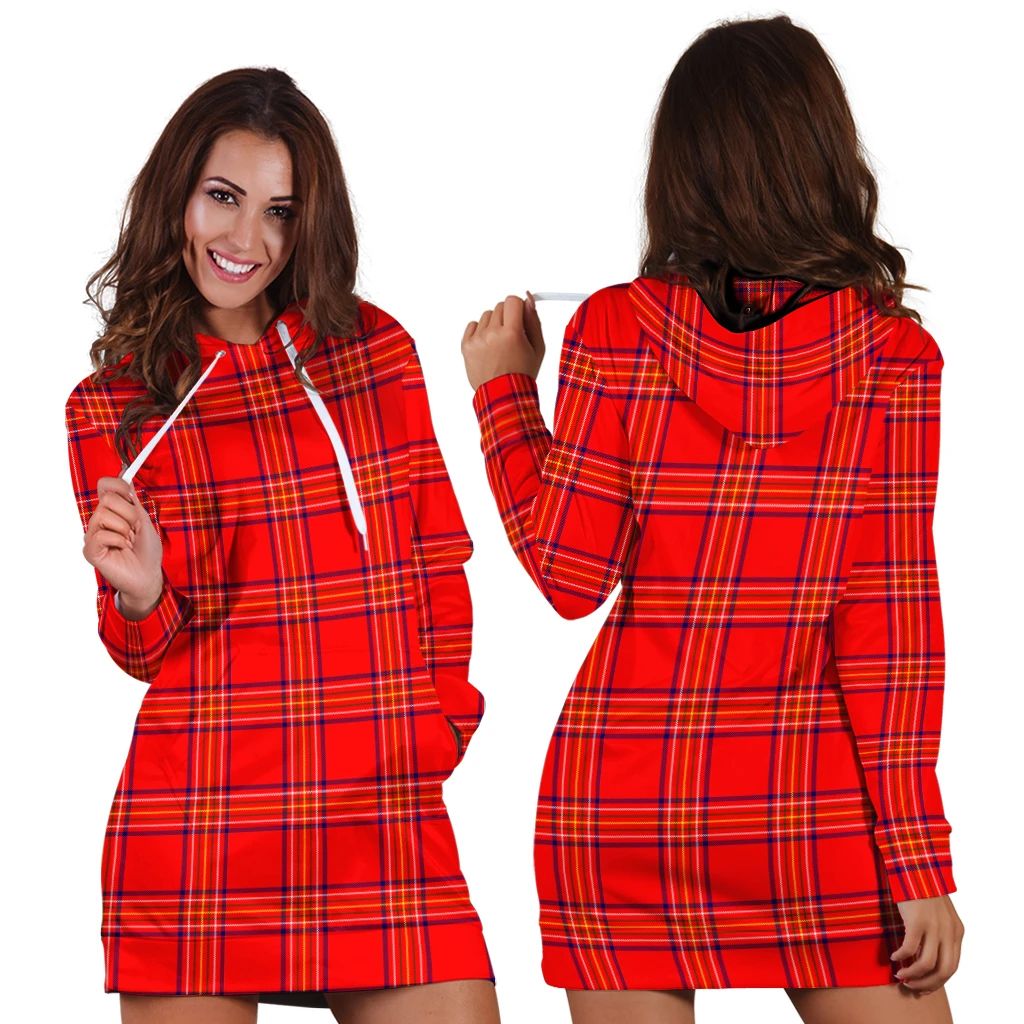 Burnett Modern Tartan Classic Hoodie Dress