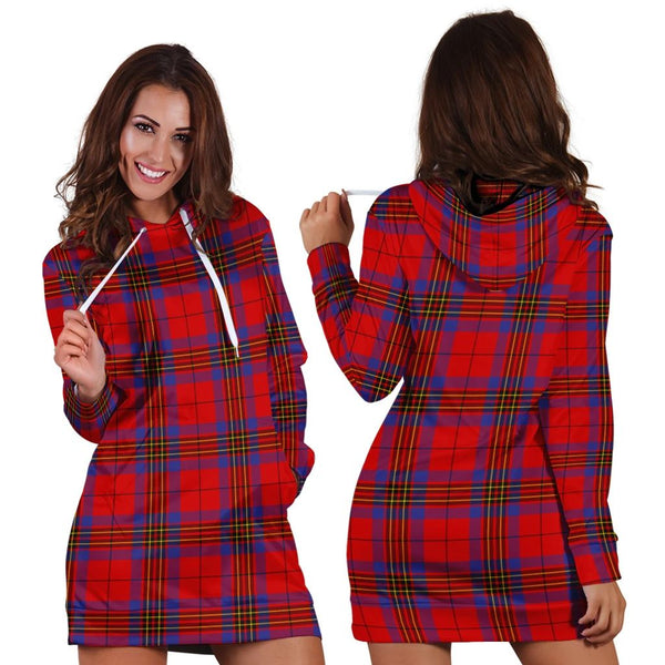 Leslie Modern Tartan Classic Hoodie Dress