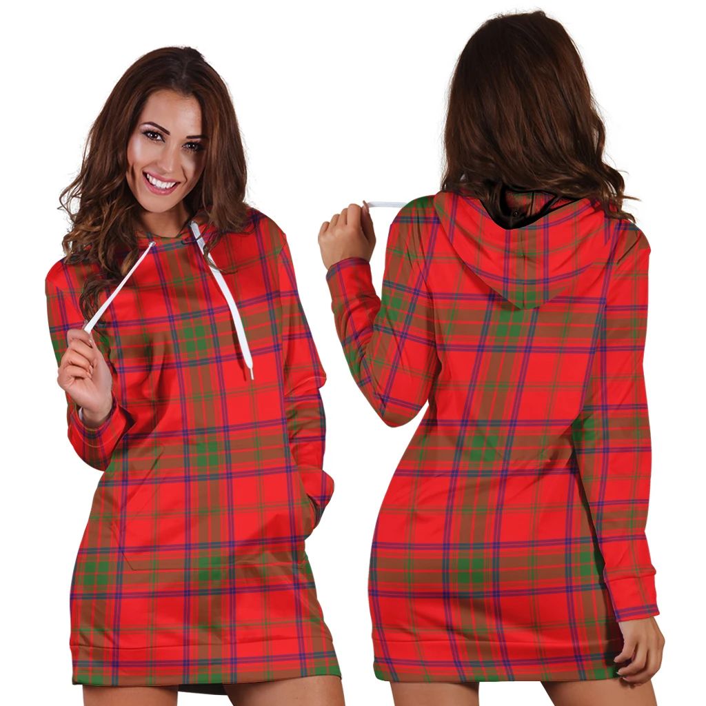 Ross Modern Tartan Classic Hoodie Dress