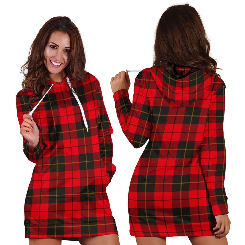 Wallace Weathered Tartan Classic Hoodie Dress