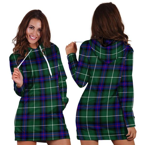 MacDonald of the Isles Hunting Modern Tartan Classic Hoodie Dress