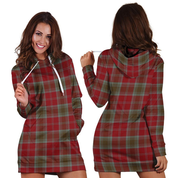 Lindsay Weathered Tartan Classic Hoodie Dress