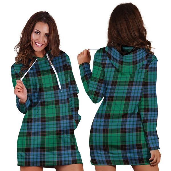 Stewart Old Ancient Tartan Classic Hoodie Dress