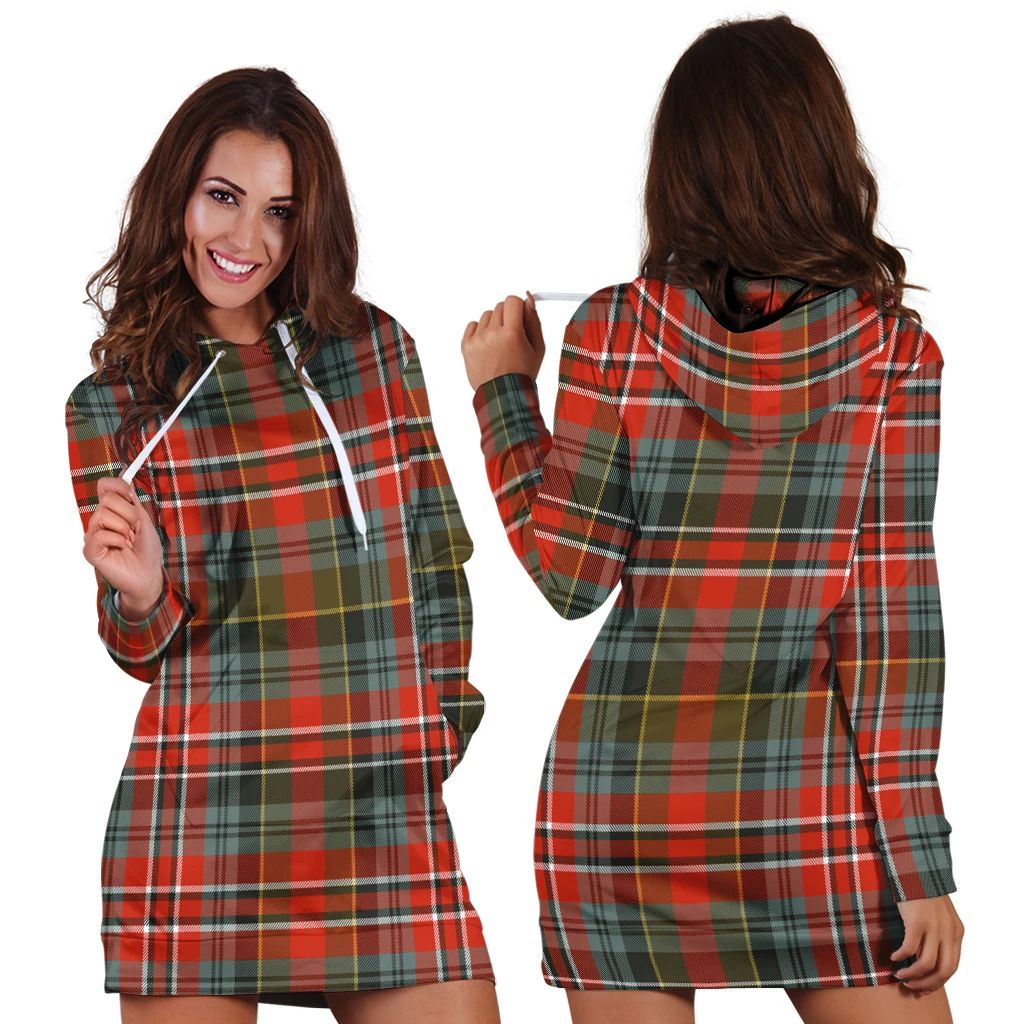 MacPherson Weathered Tartan Classic Hoodie Dress