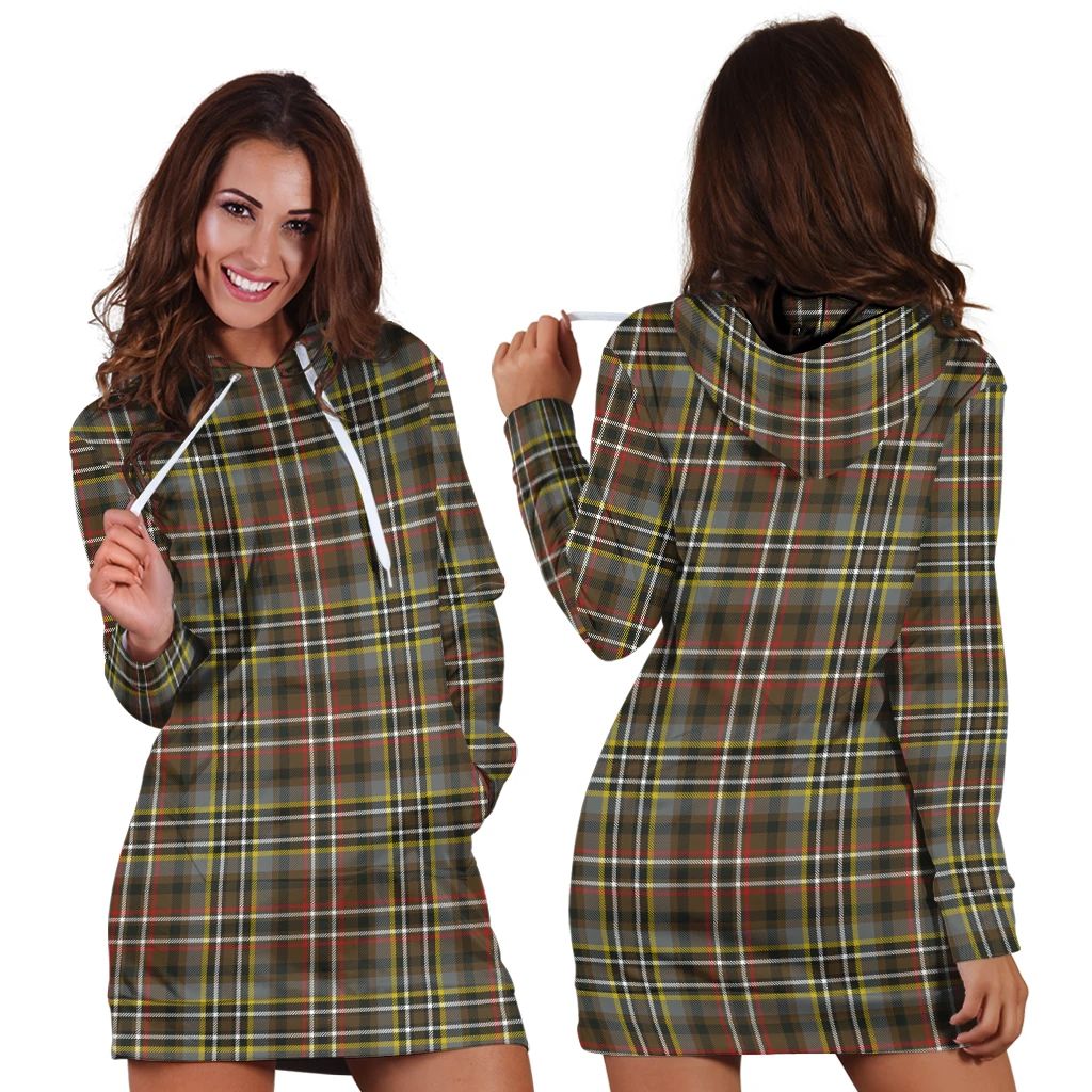 SCOTT GREEN WEATHERED Tartan Classic Hoodie Dress