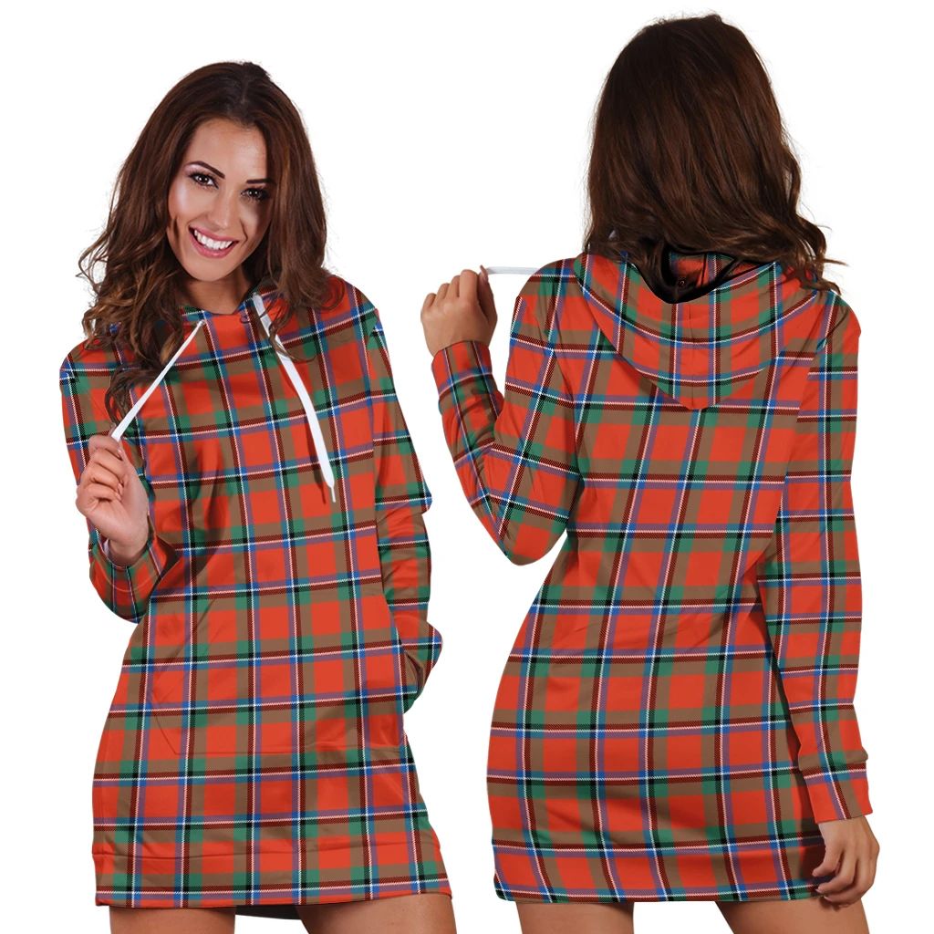 Sinclair Ancient Tartan Classic Hoodie Dress