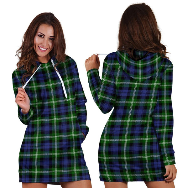 Baillie Modern Tartan Classic Hoodie Dress