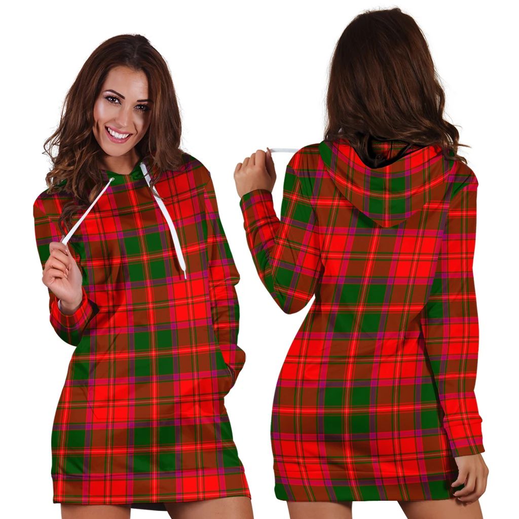 Crief District Tartan Classic Hoodie Dress