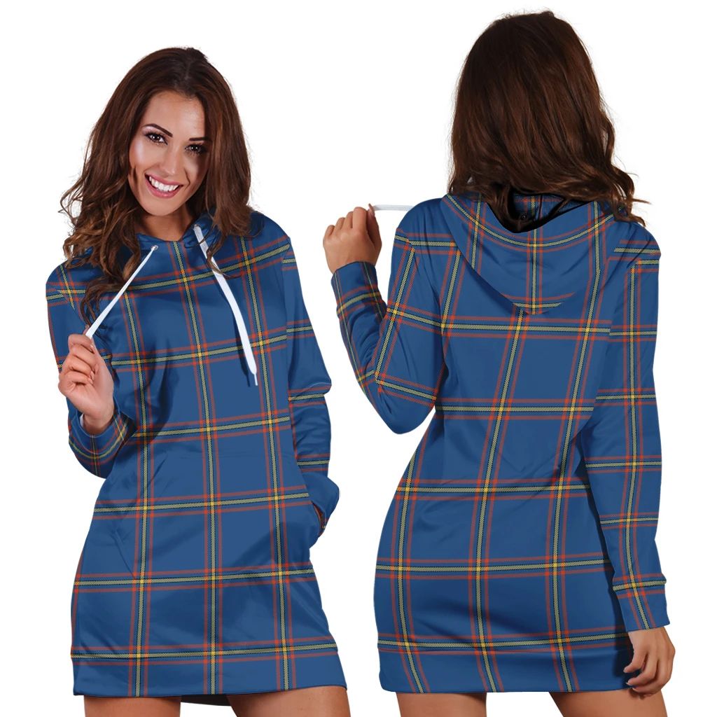 MacLaine of Loch Buie Hunting Ancient Tartan Classic Hoodie Dress