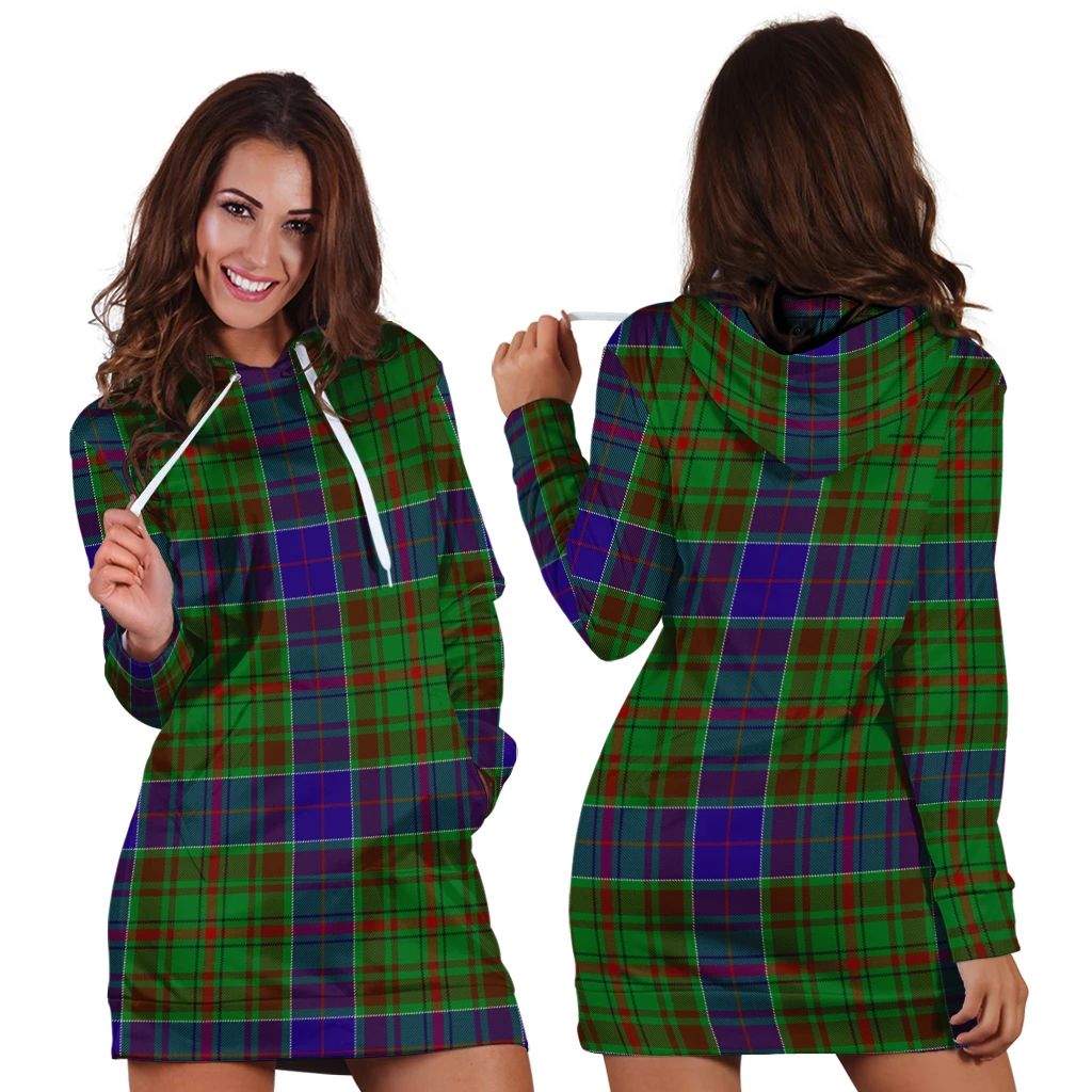 Adam Tartan Classic Hoodie Dress